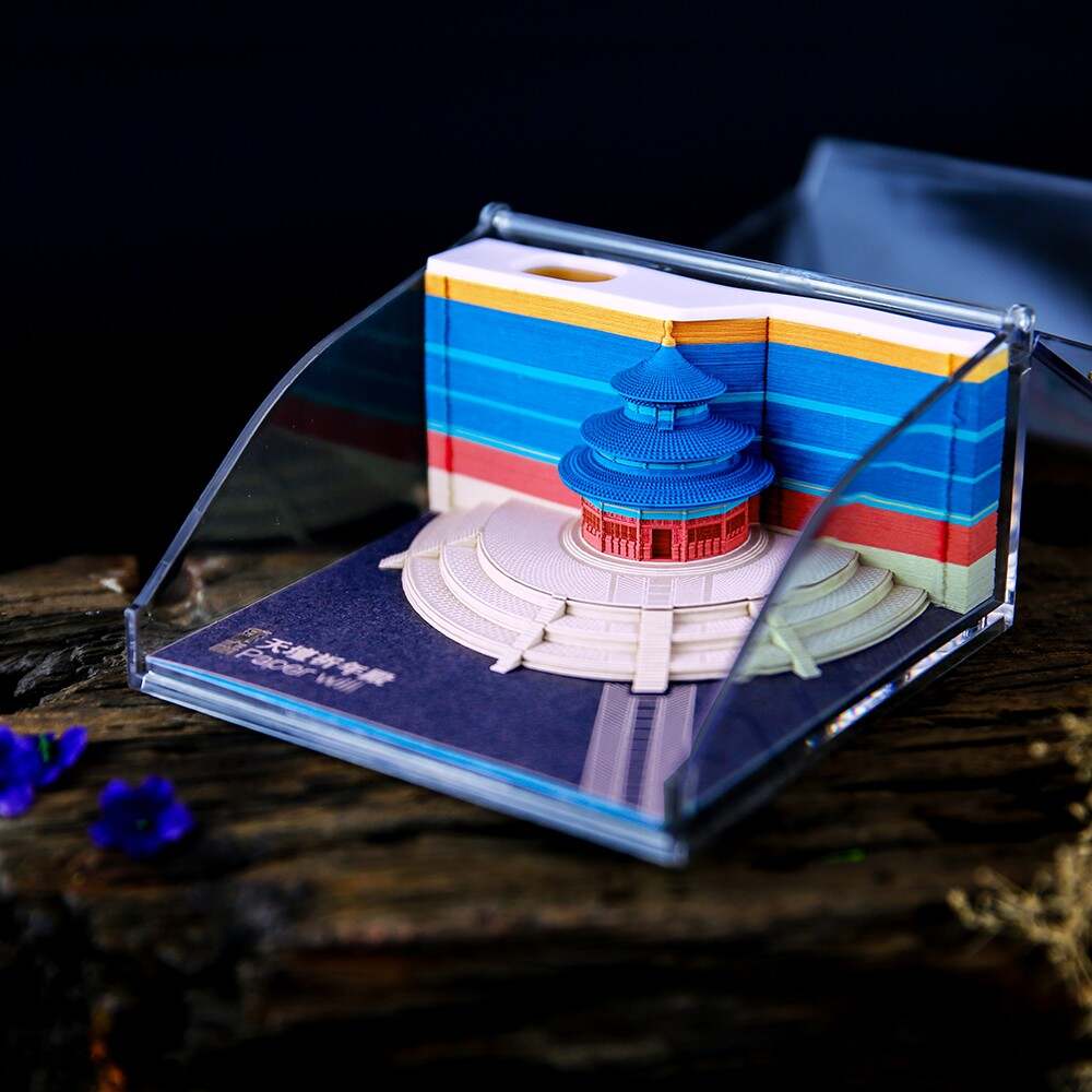 The Temple Of Heaven 3D Note Pad