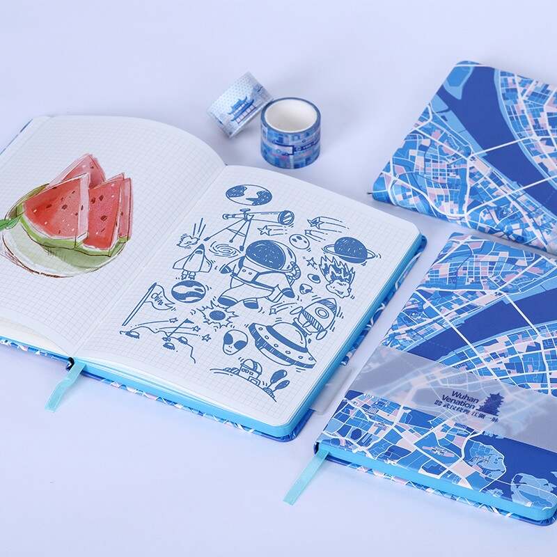 City Map Notebook And Gift Notebook