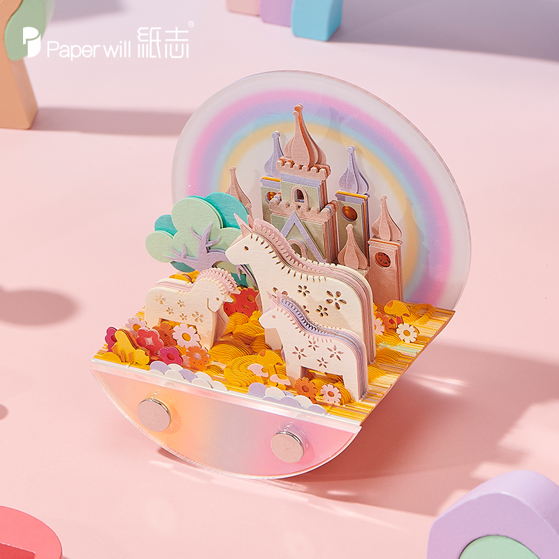 3D Paper Sculpture Model Calendar 2026 - Gallop To Dreams