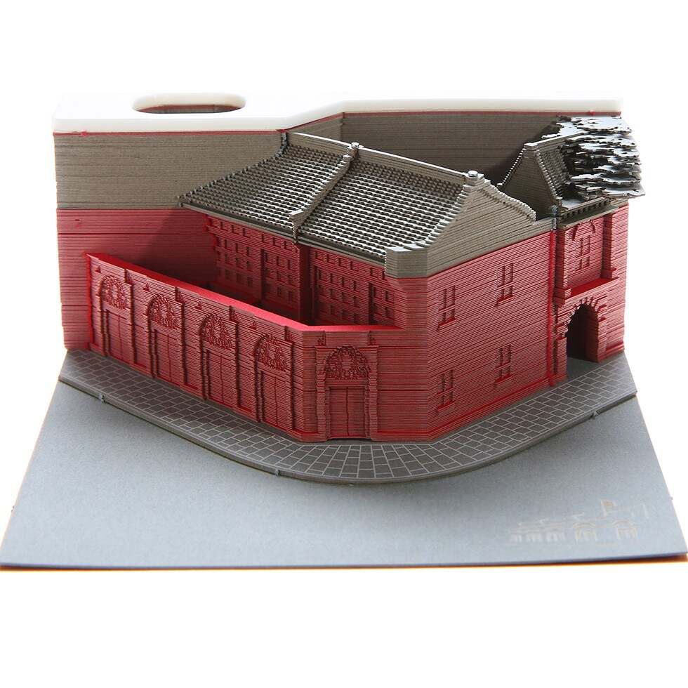 creative paper art 3D memo pad